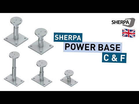 SHERPA Power Base - Secure column fixtures and post anchors for timber construction
