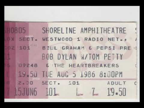 Bob Dylan & Tom Petty & The Heartbreakers  1986 08 05 Shoreline Amphitheater Mountain View, Ca