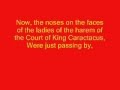 The Court of King Caractacus by Rolf Harris with lyrics