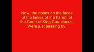 The Court of King Caractacus by Rolf Harris with lyrics