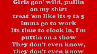 turn it up by mishon ft roscoe dash (lyrics on screen)