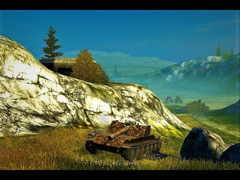 WORLD OF TANKS blitz Rhm.-Borsig Waffenträger - 6000 damage , 5 kill's