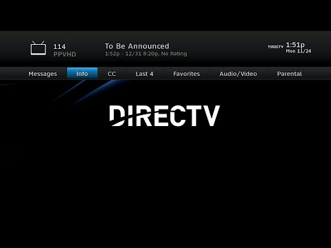 DirecTV Channel Surfing (November 24, 2025)