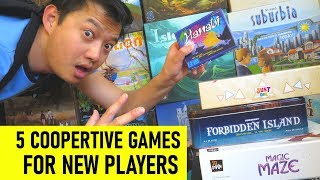 5 Cooperative Board Games For Newbies | No More Monopoly