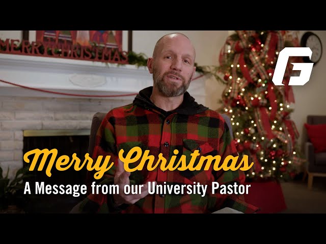 Watch video: A Christmas Message From Our University Pastor | George Fox University