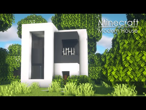 Octagon Gaming - Minecraft: How to Build a Mini Modern House | Minecraft Modern House Tutorial