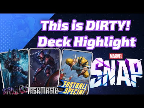 I need a SHOWER! Fastball Galactus is DIRTY! | Marvel SNAP Deck Highlight
