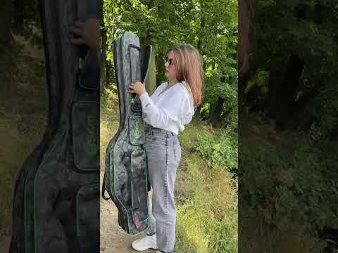 Чехол для удилищ ECLIPSE 135 см жесткий 3 секции под катушку каркасный тубус рипстоп камуфляж - фото 1 - id-p2979061963