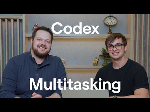 Multitasking with the Codex app