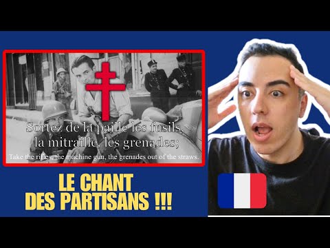Reaction To Song of The French Resistance - "Le Chant Des Partisans"