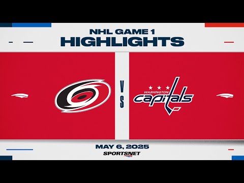 NHL Game 1 Highlights | Hurricanes vs. Capitals - May 6, 2025