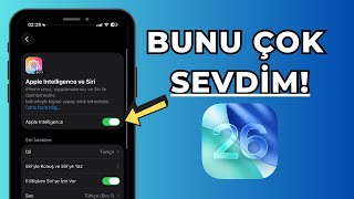 iOS 26.1 Güncellemesi | Türkçe Apple intelligence Nasıl Kullanılır?