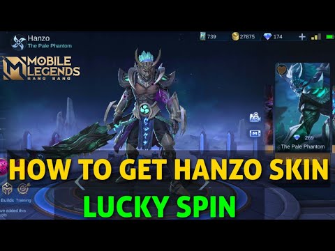 HOW TO GET HANZO SKIN THE PALE PHANTOM LUCKY SPIN