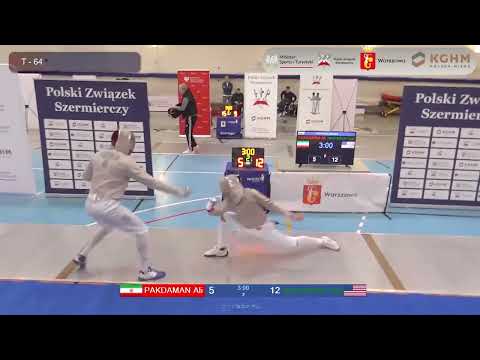 Warsaw World Cup 2023 SMS - L32 - Ali Pakdaman IRI v Colin Heathcock USA
