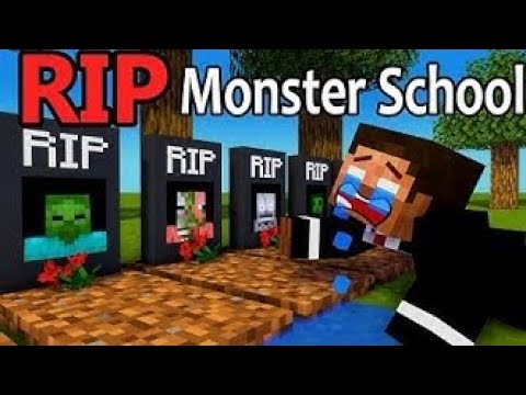 Monster School: RIP Monster School - Minecraft Animation (resubido)