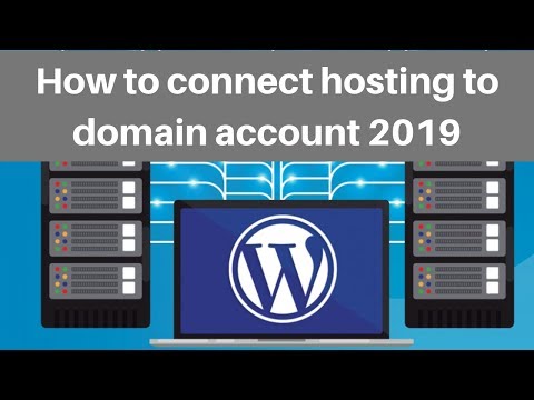 How to connect hosting to domain account 2019