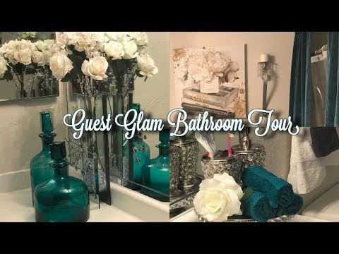💎🛁2018-Guest Glam Bathroom Tour | Interior Design ~Glamorous Castle & Decor 💎🛁