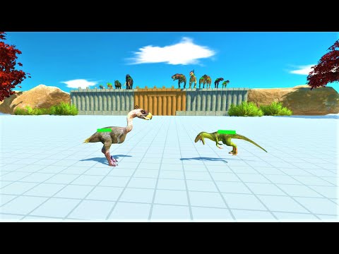 Prehistoric mammals vs carnivore dinosaurs animal revolt battle simulator