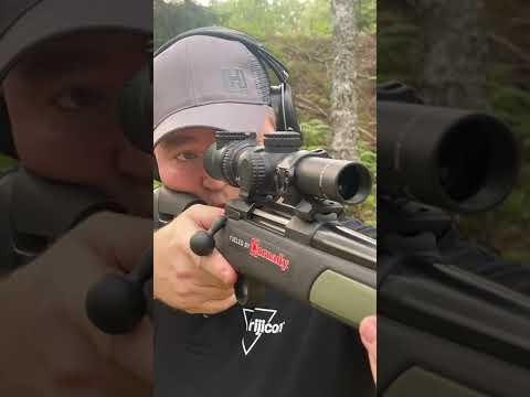 TRAINING FOR DRIVEN HUNT - Fast shooting with Steel Action Rifle and Trijicon AccuPoint scope