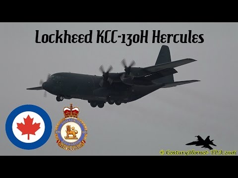 RCAF Lockheed C-130H Hercules Landing RWY 23 @ Toronto Pearson Int'l December 23, 2016