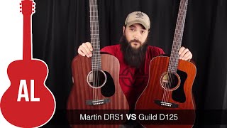 Video thumbnail for Martin DRS1 vs Guild D-125 Guitar Comparison by Acoustic Letter