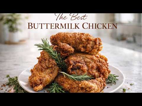 The Best Fried Chicken: Thomas Keller's Rosemary Buttermilk Fried Chicken Recipe 🍗