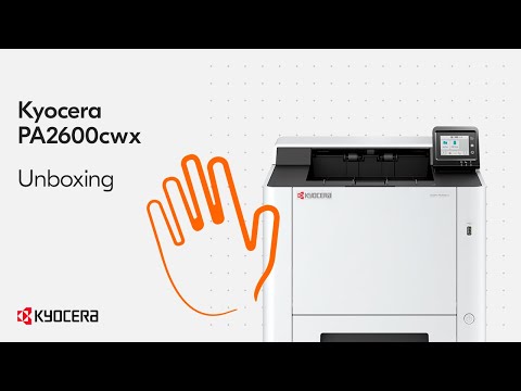 Kyocera PA2600cwx — распаковка и установка