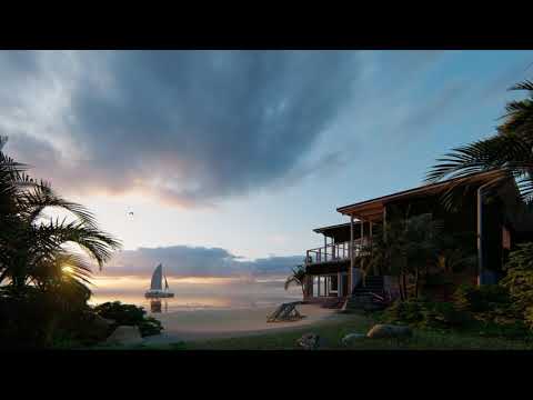 3d Animation Beach View