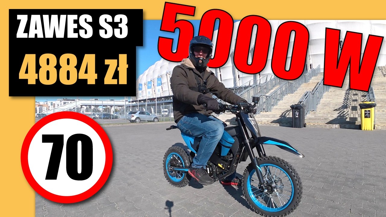 Elektryczna Motorynka 🔌ZAWES S3 Recenzja Taby