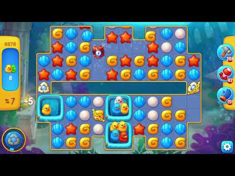 Fishdom 6676 Level - 18 moves - NO BooSTERS