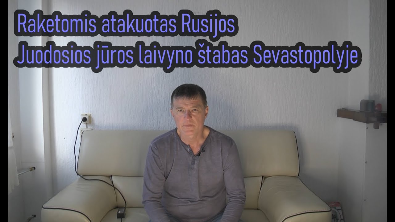 Raketomis atakuotas Rusijos Juodosios jūros laivyno štabas Sevastopolyje