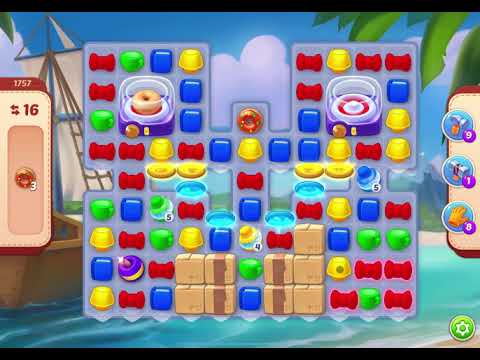 HomeScapes Level 1757 no boosters (17 moves)