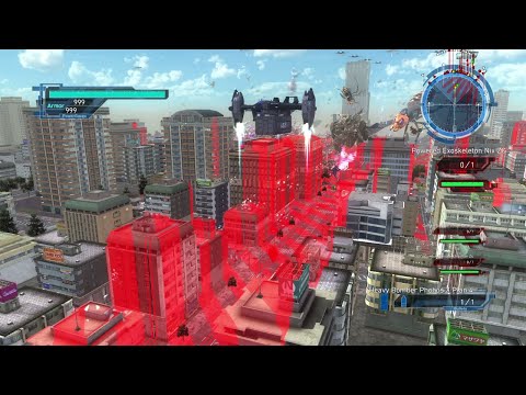 EDF 5 M105 Yes, Air Raider is THE Mass Destruction King run Inferno ( Earth Defense Force 5 )