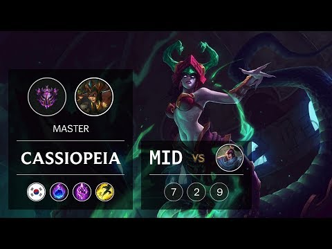 Cassiopeia Mid vs Yasuo - KR Master Patch 9.6