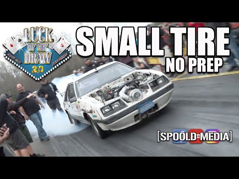 SMALL TIRE NO PREP ACTION!!!! LUCK OF THE DRAW 2 AT SHADYSIDE COVERAGE