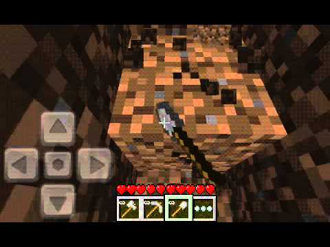 Minecraft Pocket Edition(0.2.1 Alpha 2 Demo)Gameplay!