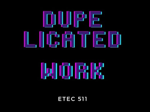 ETEC 511 Group Presentation Twine Dupe-licated AI Game