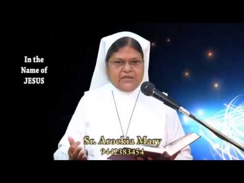 E001/AME01 | Msg | "In the name of JESUS" | Sr. Arokya Mary | mp4