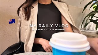 VLOG｜ブリスベン暮らしの日常🫧｜ひとり時間の過ごし方🛋️｜朝活.カフェ.自炊｜駐在帯同｜マウントクーサ展望台｜オーストラリア生活vlog