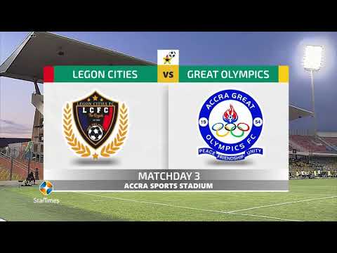 LEGON CITIES FC VRS ACCRA GREAT OLYMPICS FC (0:1) HIGHLIGHTS