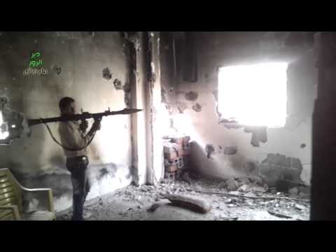 استهداف مقرات النظام في حي الجبيلة بقاذف آر بي جي من قبل كتيبة رايات الحق في دير الزور
