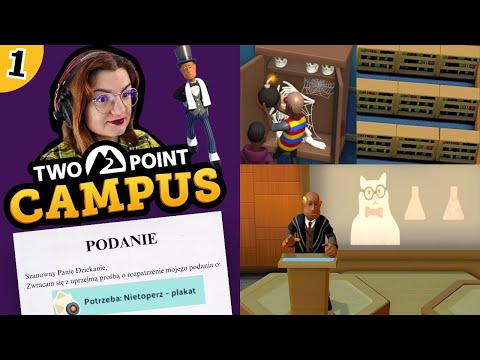 Studenci muszą mieć co jeść i gdzie spać | Two Point Campus #1