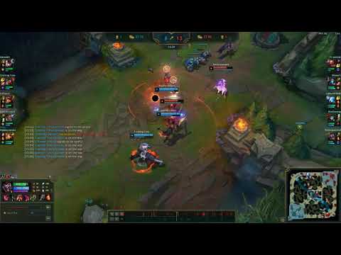 [Shaco Highlight] Classic bait and switch to turn the tides on two gunners and a swordslady