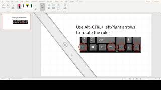 Move, Rotate, and Control Ruler in Microsoft PPT and How to Draw Parallel Lines in Microsoft PPT
