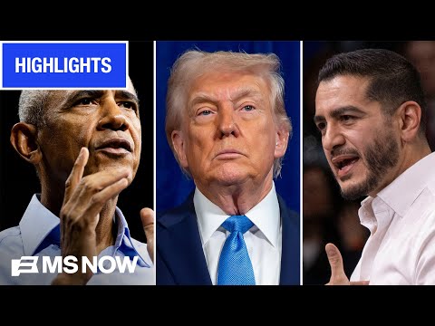 9 days to midterms: Trump attacks on El-Sayed, Obama's rally RETURN | MS NOW Highlights