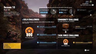 Season 10 Week 2 Solo Challenge 3 Completed - Ghost Recon Wildlands