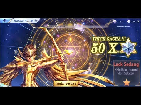 TRICK GACHA SEA DRAGON KANON 50x SUMMON!!! TENSEN BECANDA?! - Saint Seiya Awekening