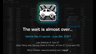 Vehicle Spy X Teaser - Join us on June 9th, 2021