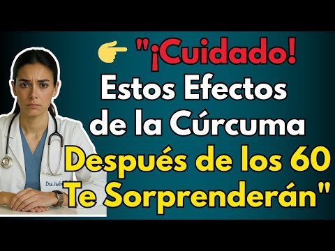 ⚠️ ¡No Tomes Cúrcuma Después de los 60 Sin Ver Este Video!