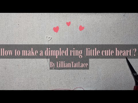 Tatting onto a paperclip Very Simple Great for beginners